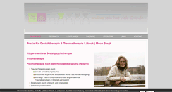 Desktop Screenshot of gestalttherapie-luebeck.de