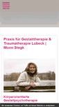 Mobile Screenshot of gestalttherapie-luebeck.de